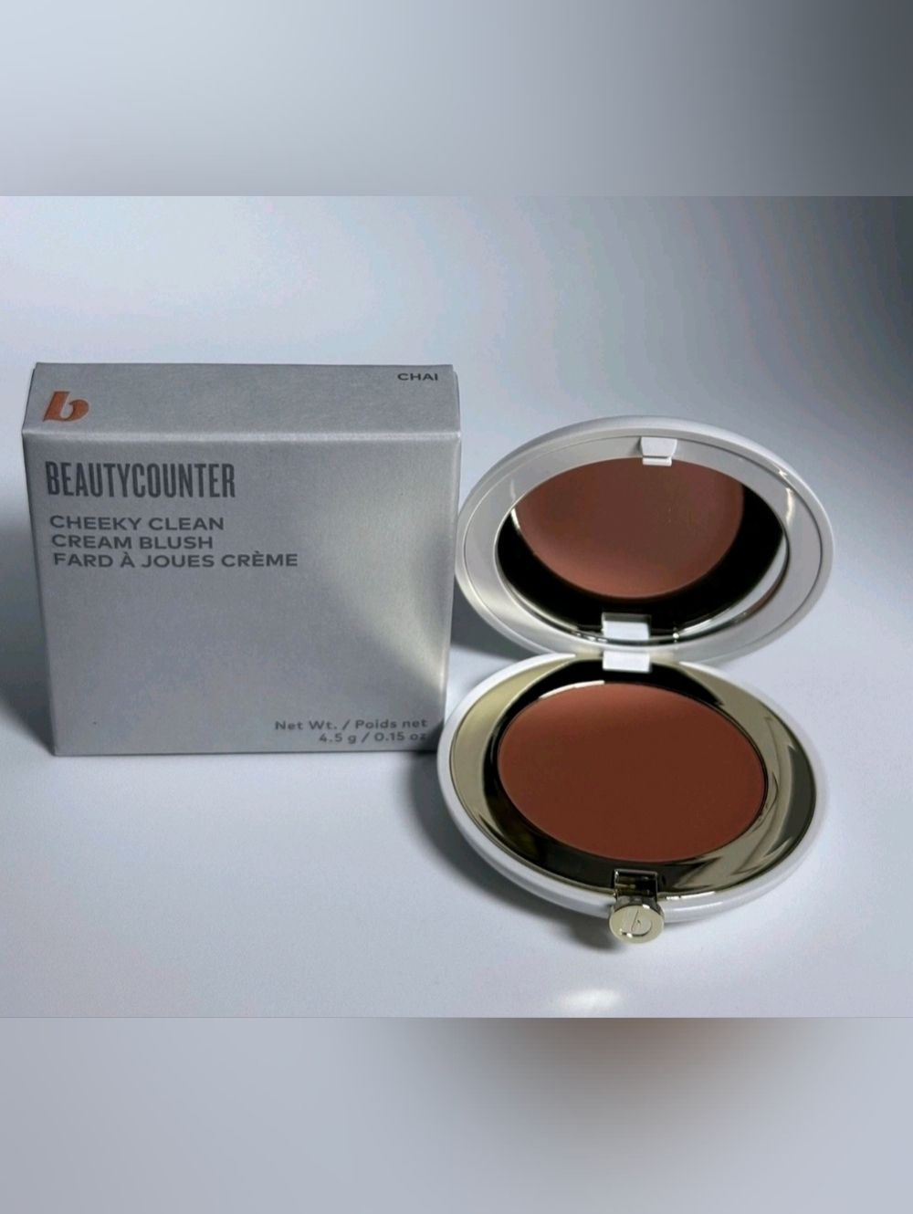 Beautycounter “Chai” Cheeky Clean Cream Blush Full Size New In Box